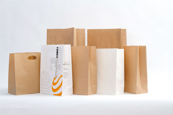 機械を形作る高速食糧ショッピングSos 160gsm紙袋